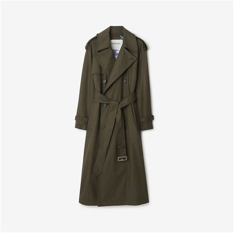 Long Castleford Trench Coat in Otter 